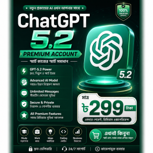 ChatGPT Premium Account (GPT- 5.2 & Premium Access)